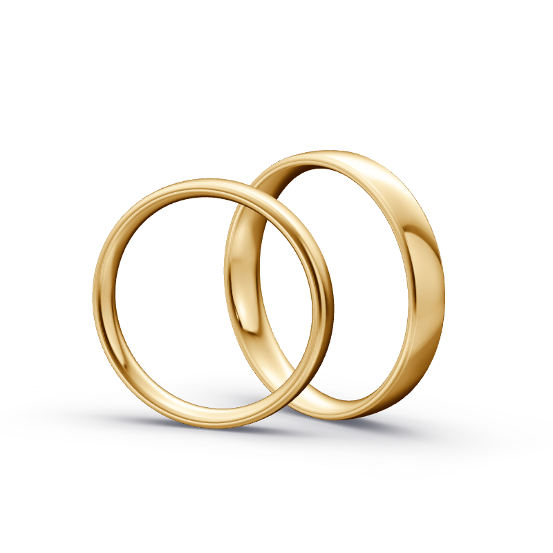 Miniaturbild: Trauringe TL9429 - Sattgelb-Gold