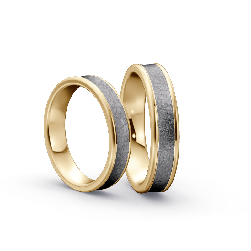 Miniaturbild: Trauringe TL1453 - Tantal/Gelbgold