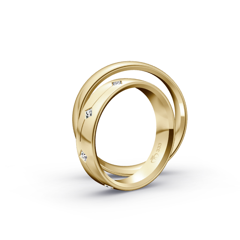 Miniaturbild: Trauringe TL6762 - Gelbgold (Poliert) | Eheringe aus Gold
