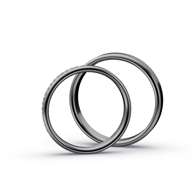 Miniaturbild: Trauringe TL8115 - Tantal (Poliert) | 999er Tantal Ring