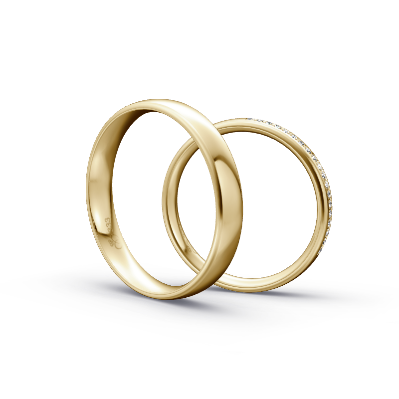 Miniaturbild: Trauringe TL1690 - Gelbgold (Poliert) | Eheringe aus Gold