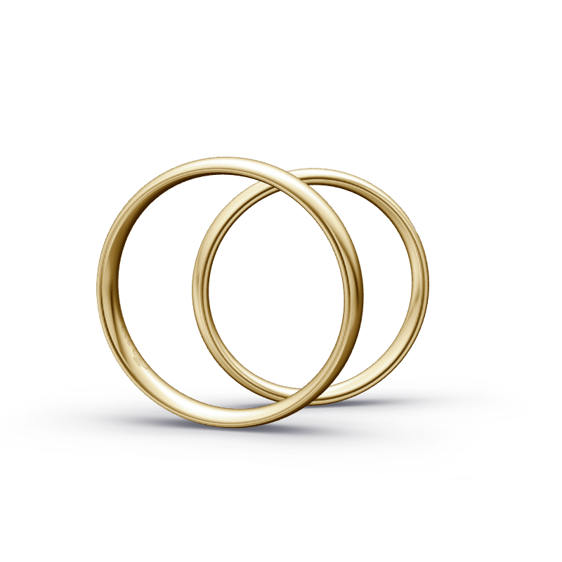 Miniaturbild: Trauringe TL6349 - Gelbgold (Poliert) | Eheringe aus Gold