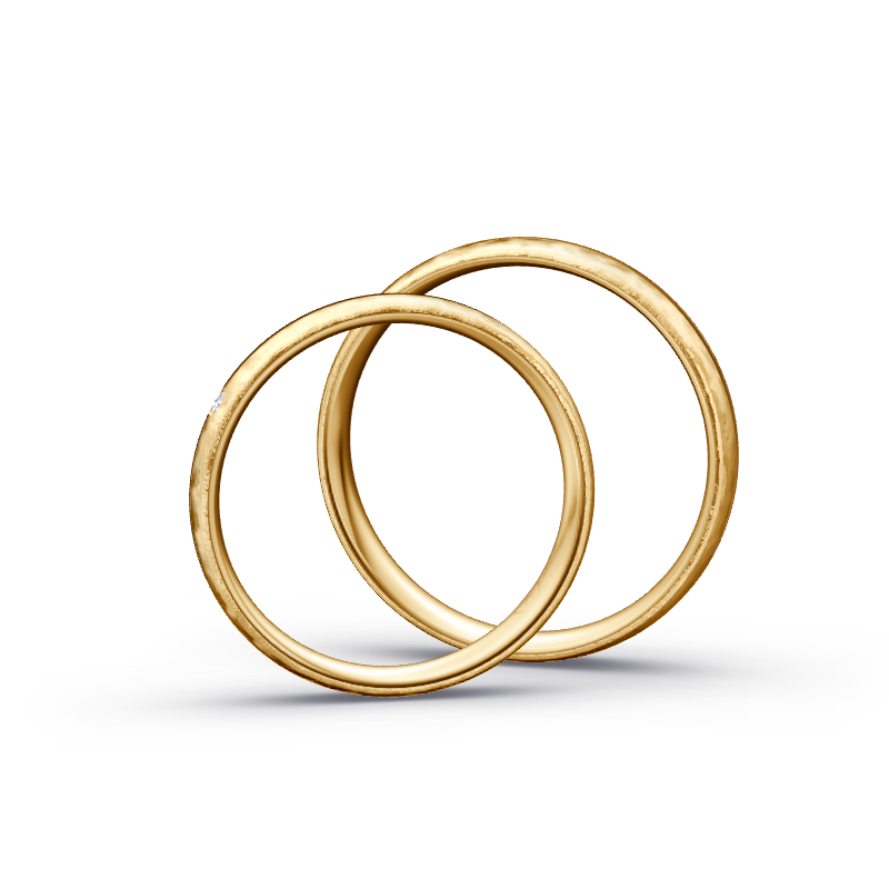 Miniaturbild: Trauringe TL7218 - Sattgelb-Gold