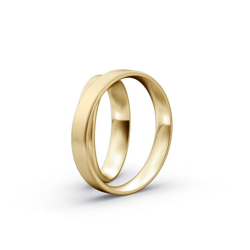 Miniaturbild: Trauringe TL7990 - Gelbgold (Strichmatt) | Eheringe aus Gold