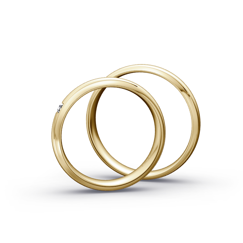 Miniaturbild: Trauringe TL3452 - Gelbgold (Poliert) | Eheringe aus Gold