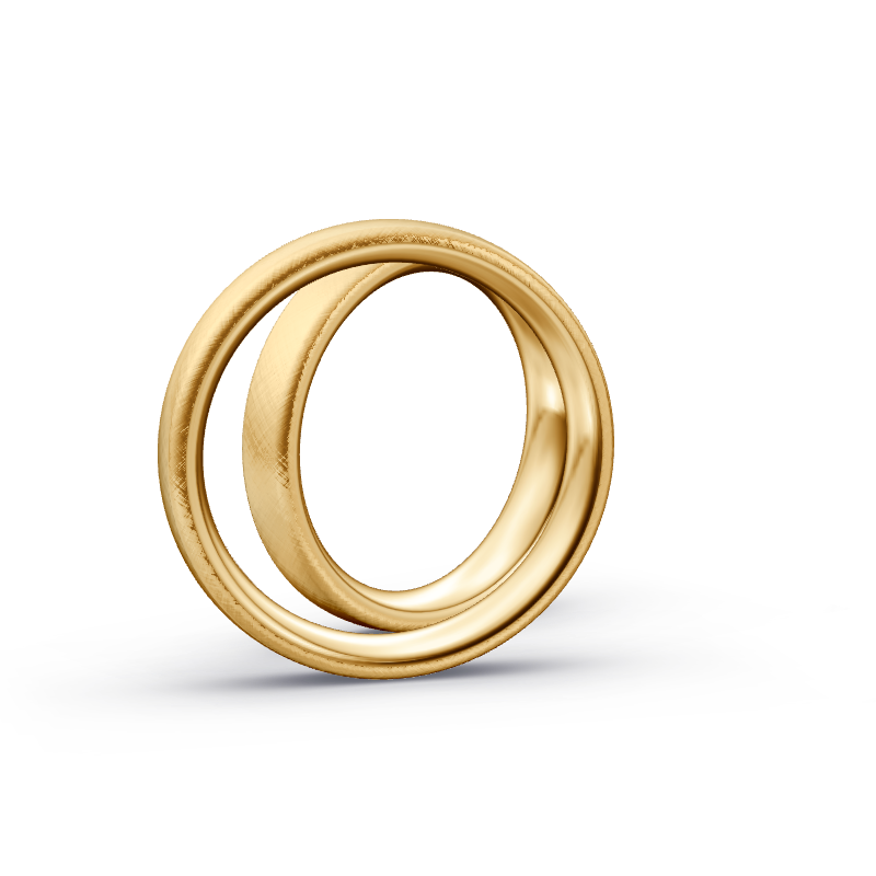 Miniaturbild: Trauringe TL7756 - Sattgelb-Gold