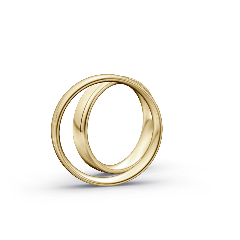 Miniaturbild: Trauringe TL4743 - Gelbgold (Poliert) | Eheringe aus Gold
