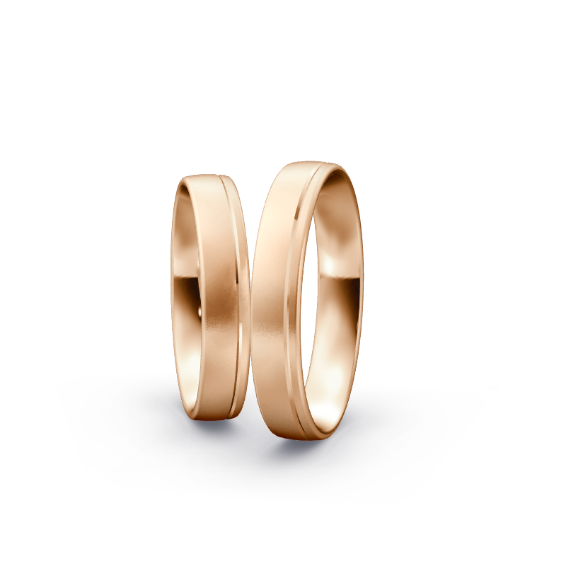 Miniaturbild: Trauringe TL9193 - Rotgold (Poliert) | Eheringe aus Gold