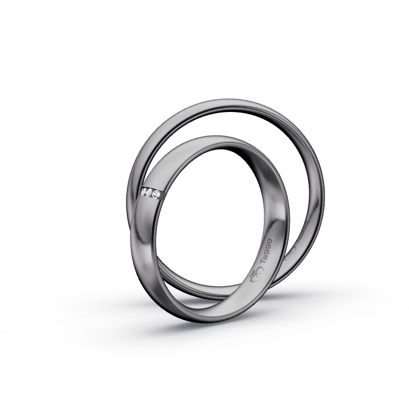Miniaturbild: Trauringe TL7784 - Tantal (Poliert) | 999er Tantal Ring