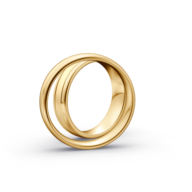 Miniaturbild: Trauringe TL9488 - Sattgelb-Gold