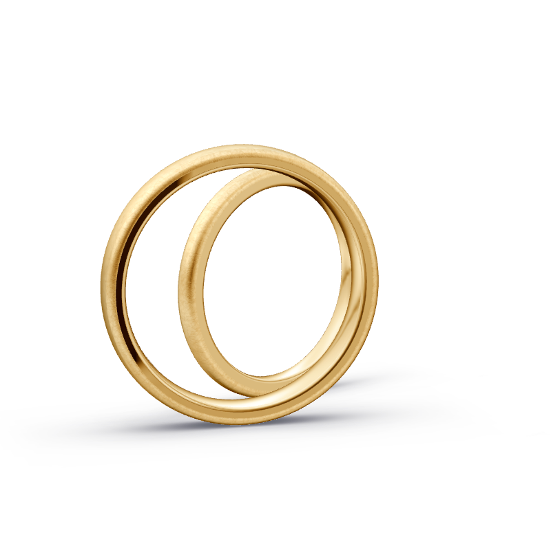 Miniaturbild: Trauringe TL7925 - Sattgelb-Gold