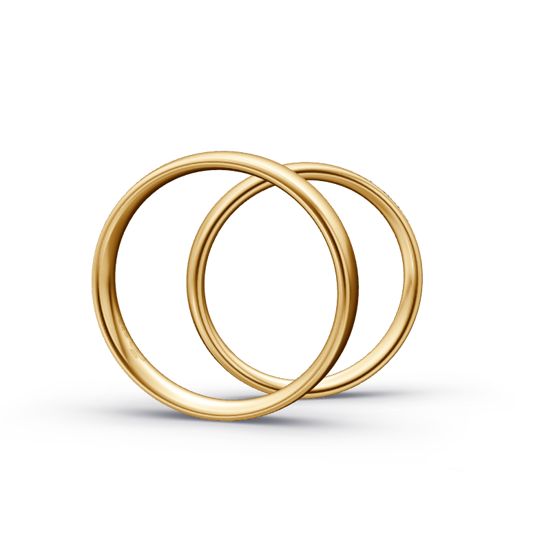 Miniaturbild: Trauringe TL9429 - Sattgelb-Gold