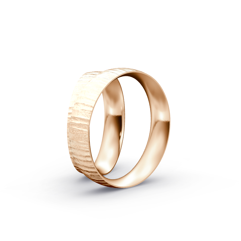 Miniaturbild: Trauringe TL8962 - Rotgold (Relief) | Eheringe aus Gold