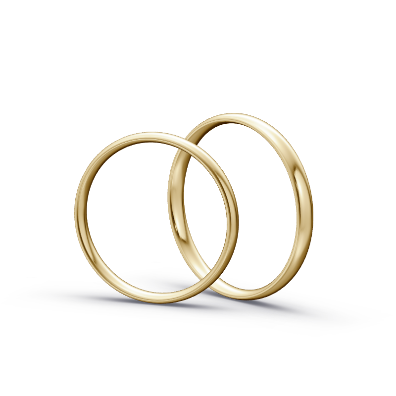 Miniaturbild: Trauringe TL8854 - Gelbgold (Poliert) | Eheringe aus Gold