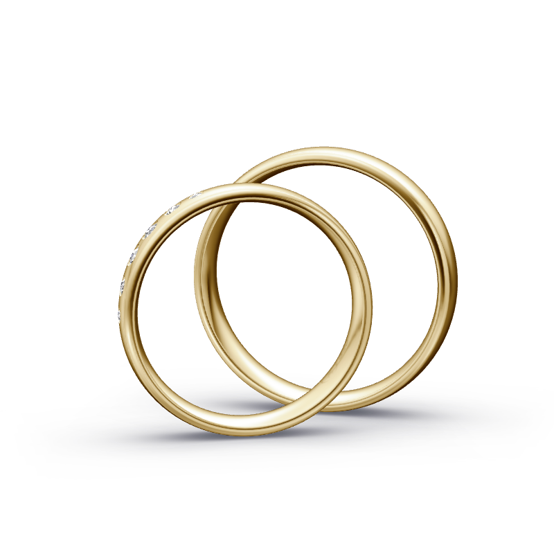 Miniaturbild: Trauringe TL3541 - Gelbgold (Poliert) | Eheringe aus Gold