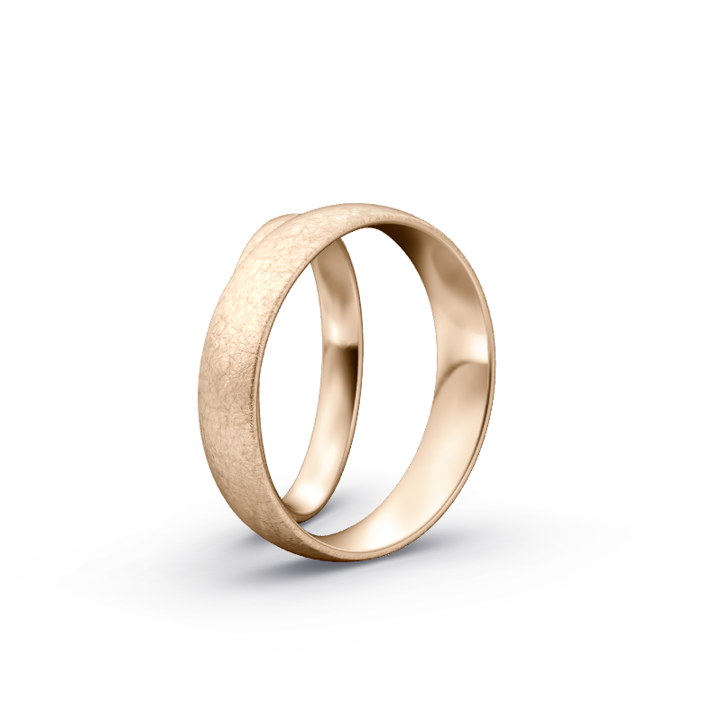 Miniaturbild: Trauringe TL3179 - Roségold (Eismatt) | Eheringe aus Gold