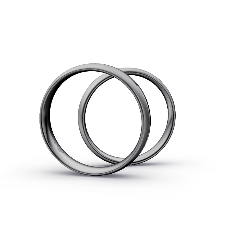Miniaturbild: Trauringe TL7997 - Tantal (Sandmatt fein / Poliert) | 999er Tantal Ring