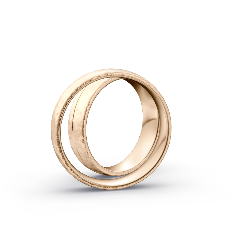 Miniaturbild: Trauringe TL3236 - Roségold (Spezialeismatt) | Eheringe aus Gold