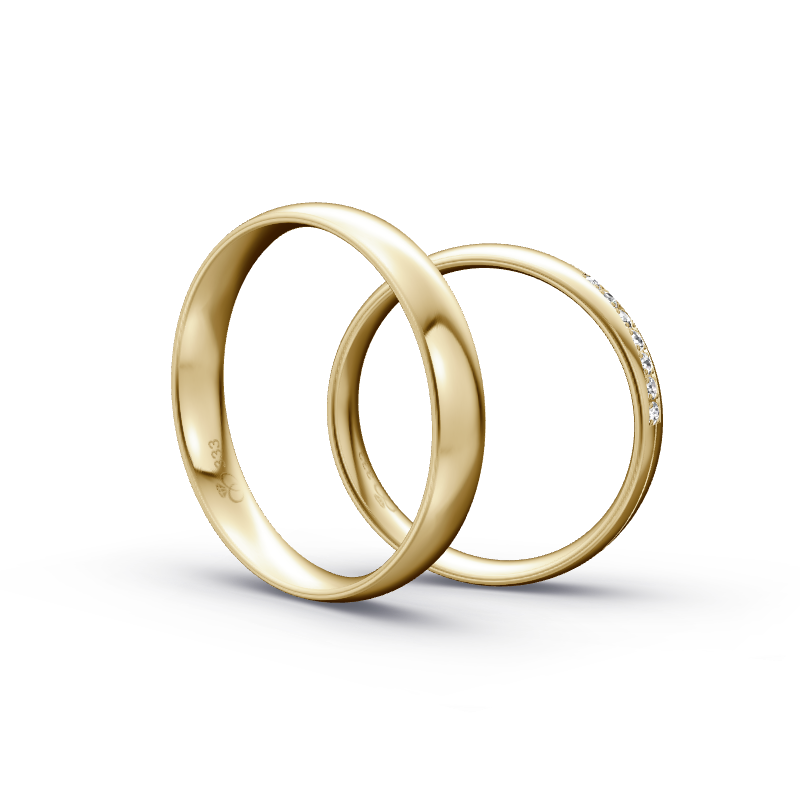 Miniaturbild: Trauringe TL7173 - Gelbgold (Poliert) | Eheringe aus Gold