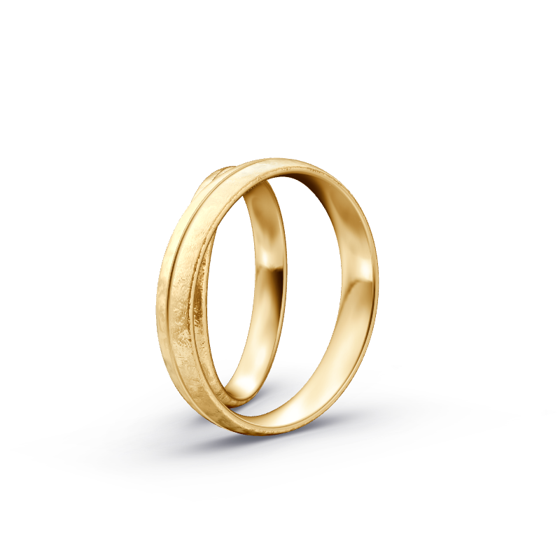 Miniaturbild: Trauringe TL7218 - Sattgelb-Gold