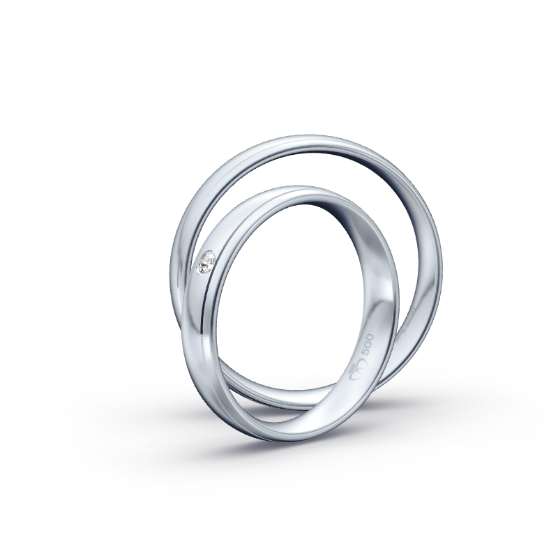 Miniaturbild: Trauringe TL7560 - Palladium