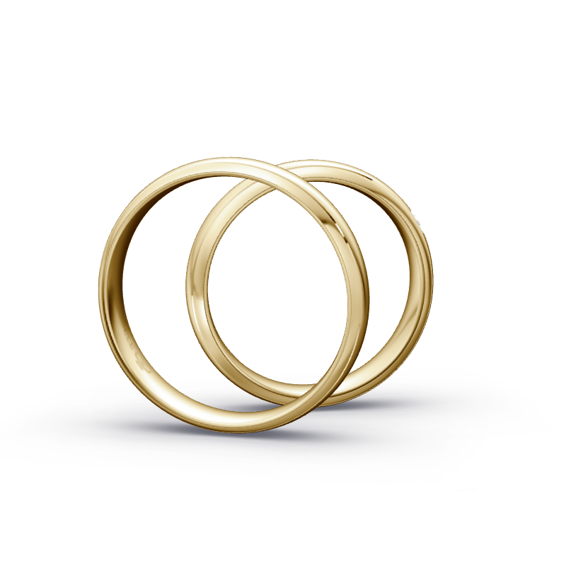 Miniaturbild: Trauringe TL3452 - Gelbgold (Poliert) | Eheringe aus Gold