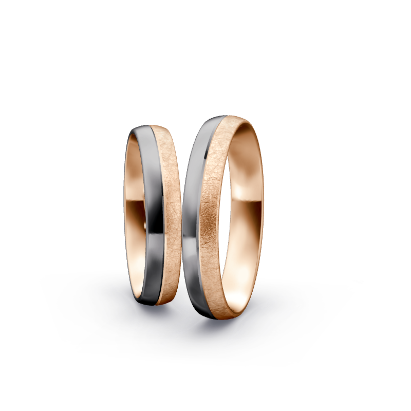 Miniaturbild: Trauringe TL2978 - Tantal/Rotgold