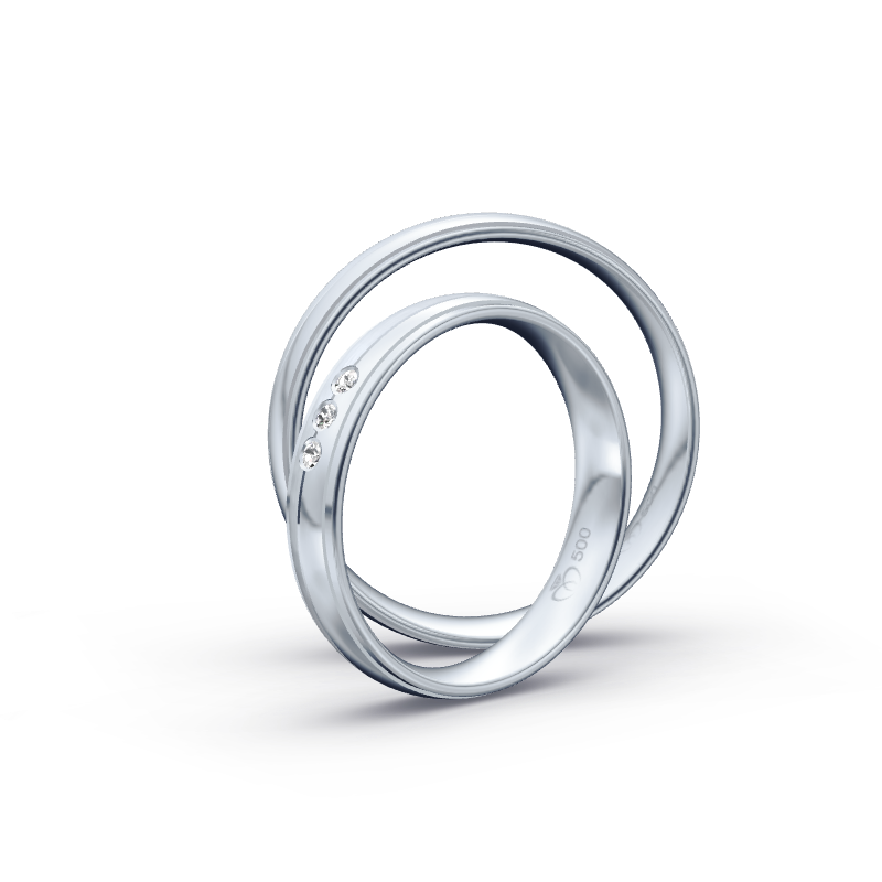 Miniaturbild: Trauringe TL9749 - Palladium