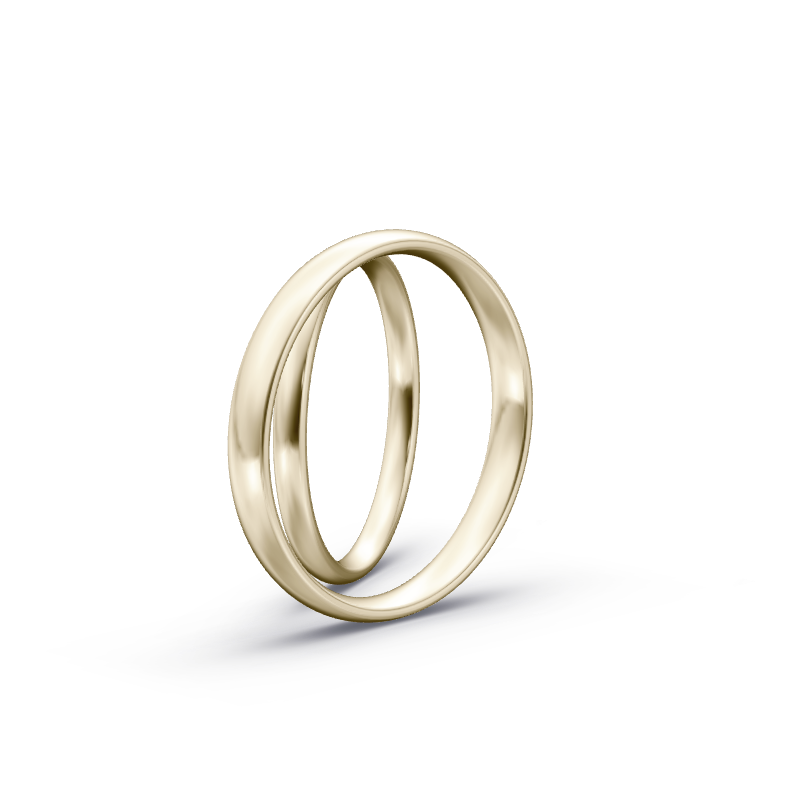 Miniaturbild: Trauringe TL8061 - Chamois (Altweißgold)