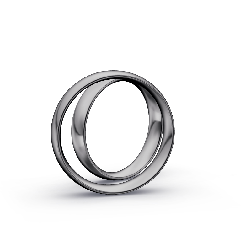 Miniaturbild: Trauringe TL7957 - Tantal (Poliert) | 999er Tantal Ring