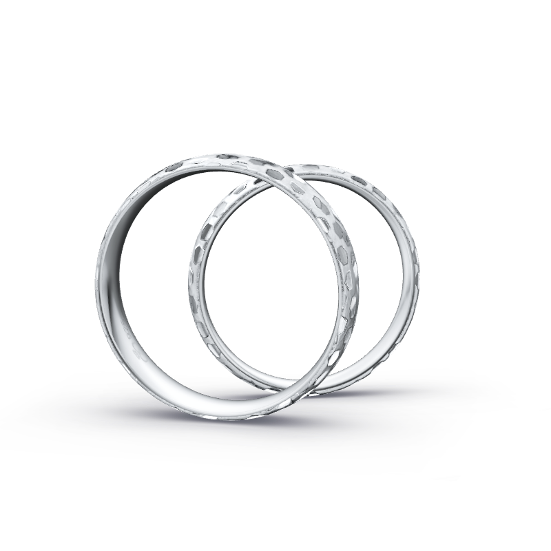 Miniaturbild: Ringpaar TL4359 - Silber