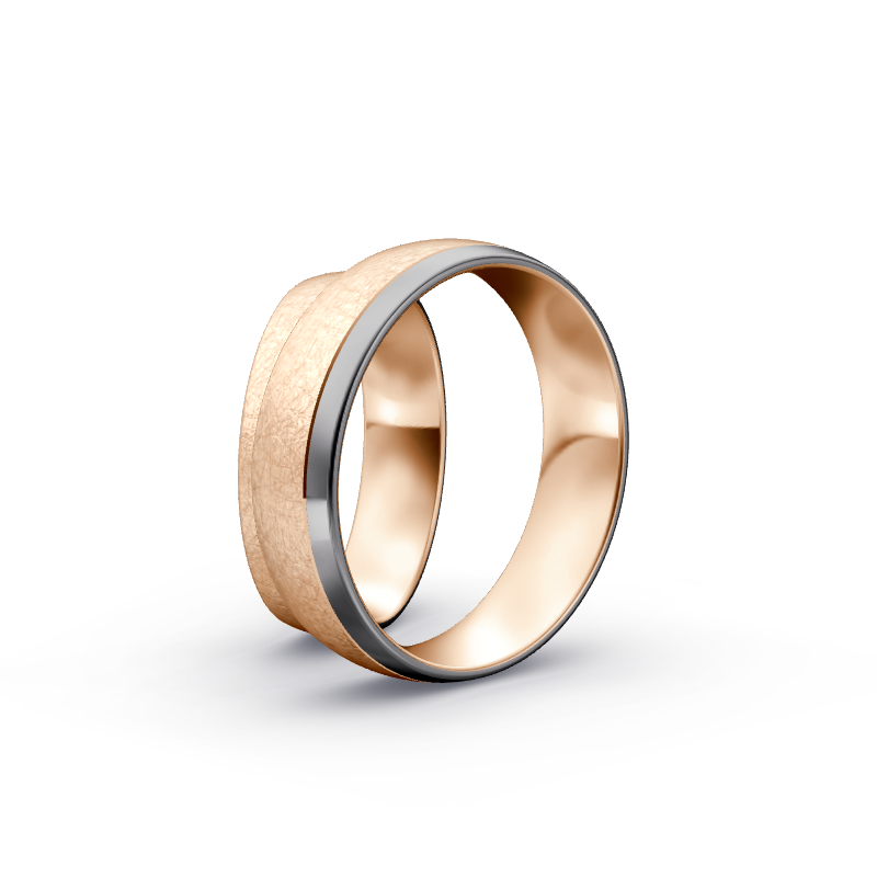 Miniaturbild: Trauringe TL1538 - Tantal/Rotgold