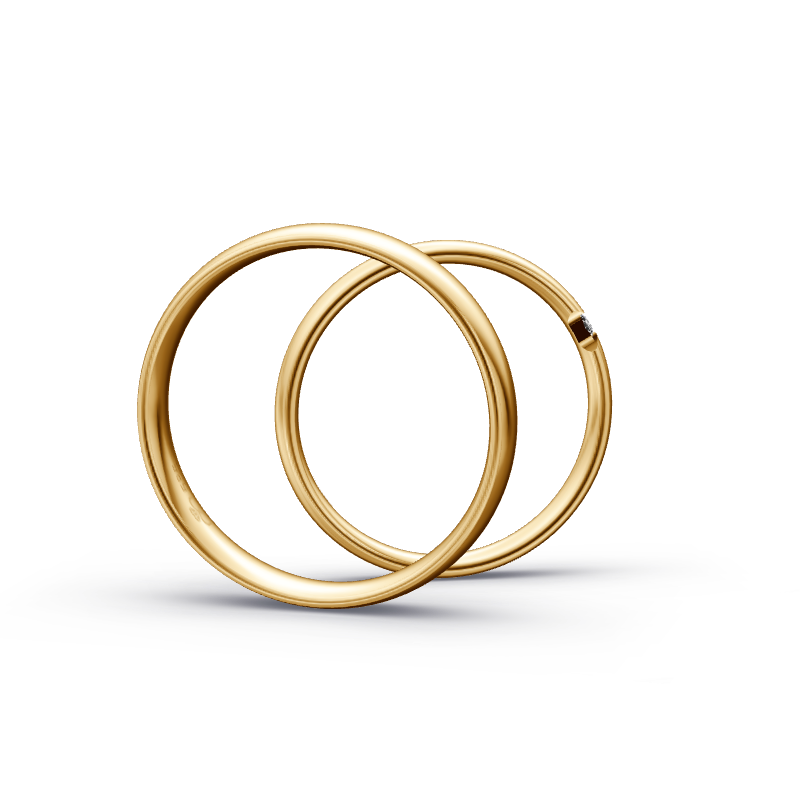 Miniaturbild: Trauringe TL8771 - Sattgelb-Gold