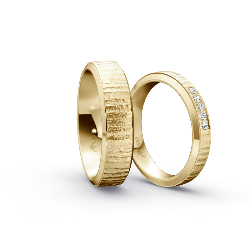 Miniaturbild: Trauringe TL6270 - Gelbgold (Relief) | Eheringe aus Gold