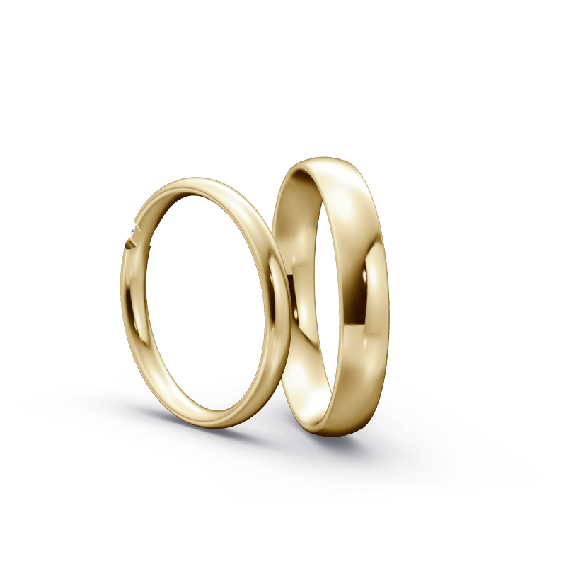 Miniaturbild: Trauringe TL8771 - Gelbgold (Poliert) | Eheringe aus Gold
