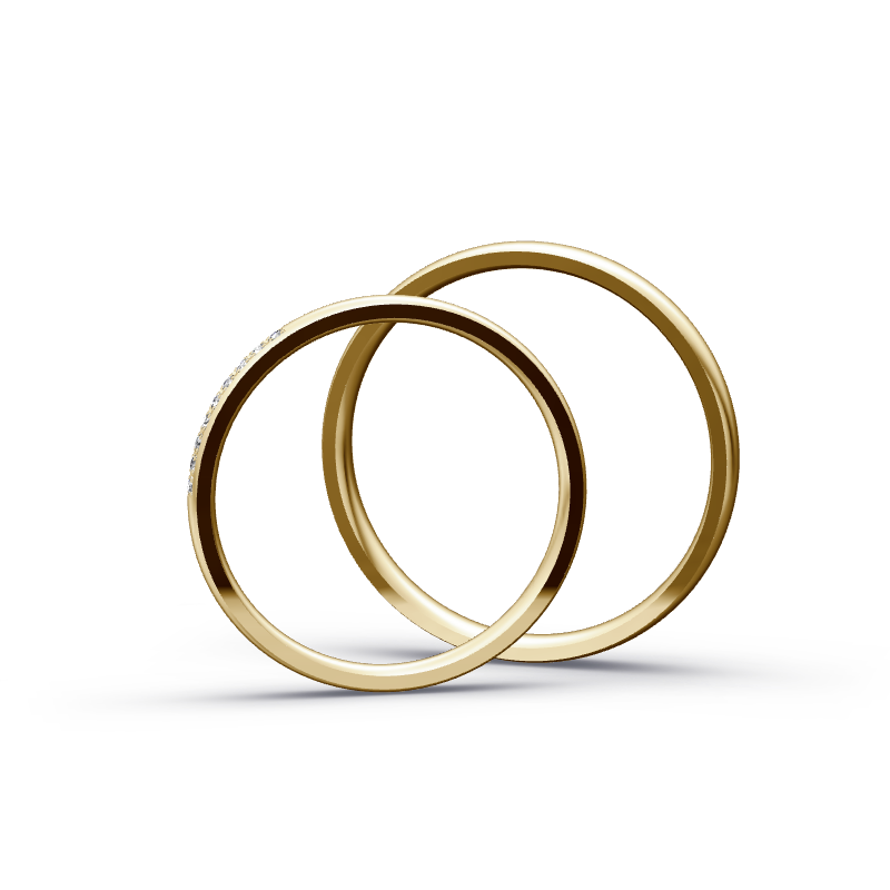 Miniaturbild: Trauringe TL2798 - Gelbgold (Poliert) | Eheringe aus Gold
