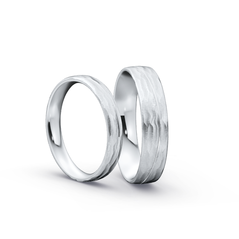 Miniaturbild: Ringpaar TL8529 - Silber