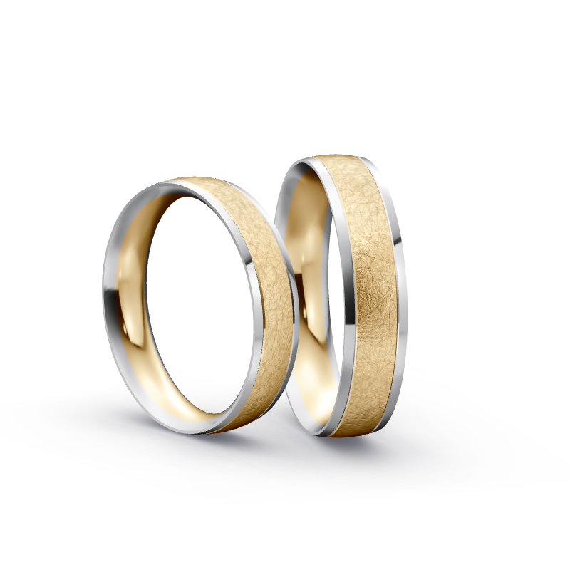 Miniaturbild: Trauringe TL4619 - Gelbgold/Weißgold