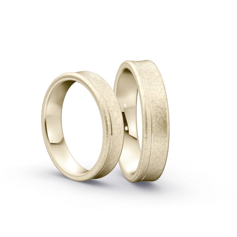 Miniaturbild: Trauringe TL9031 - Chamois (Altweißgold)