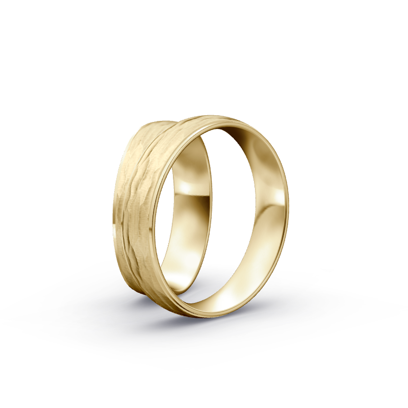 Miniaturbild: Trauringe TL4024 - Gelbgold (Relief längs) | Eheringe aus Gold