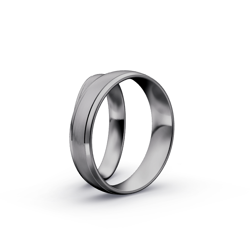 Miniaturbild: Trauringe TL8514 - Tantal (Poliert / Strichmatt) | 999er Tantal Ring