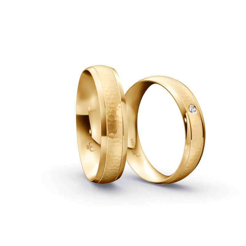 Miniaturbild: Trauringe TL8275 - Sattgelb-Gold
