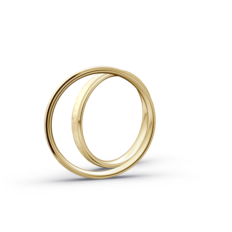 Miniaturbild: Trauringe TL7257 - Gelbgold (Spezialeismatt) | Eheringe aus Gold