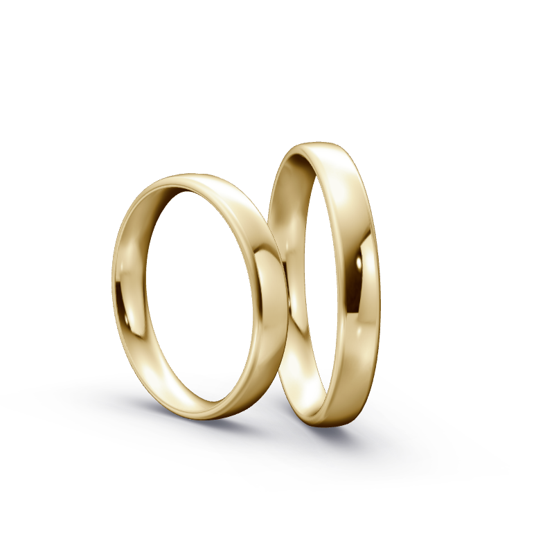 Miniaturbild: Trauringe TL6878 - Gelbgold (Poliert) | Eheringe aus Gold