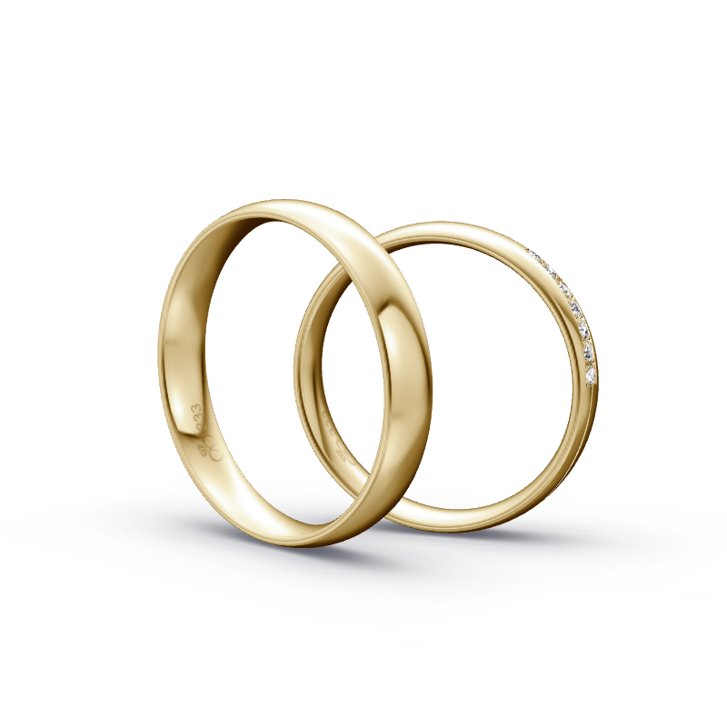 Miniaturbild: Trauringe TL5713 - Gelbgold (Poliert) | Eheringe aus Gold