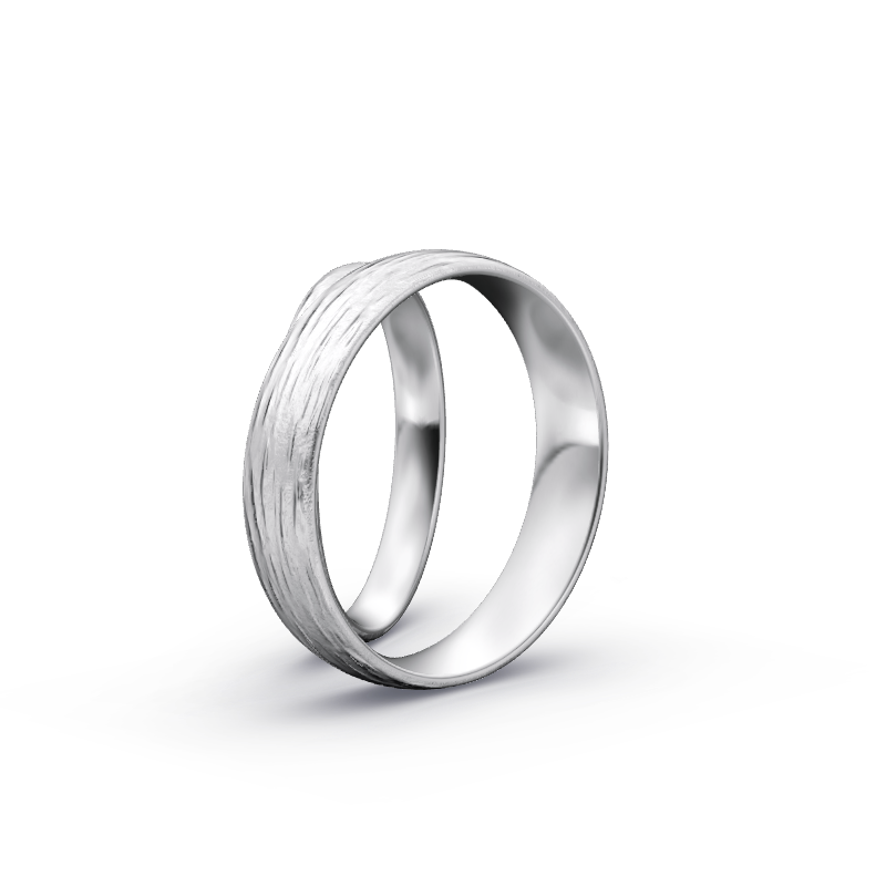 Miniaturbild: Trauringe TL3123 - Weißgold (Wasserfall) | Eheringe aus Gold