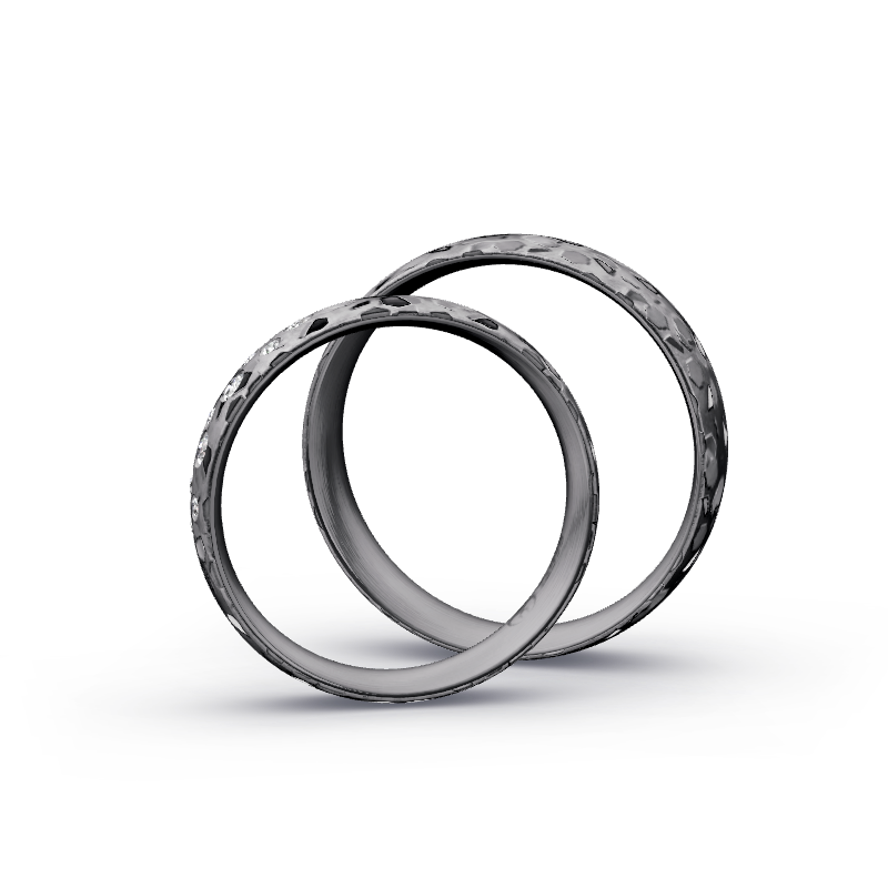 Miniaturbild: Trauringe TL7437 - Tantal (Wabe) | 999er Tantal Ring