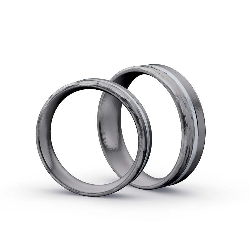 Miniaturbild: Trauringe TL1337 - Tantal/Platin