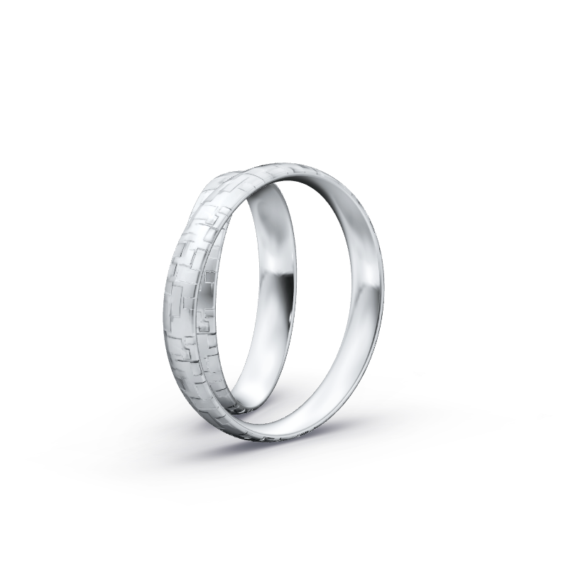 Miniaturbild: Ringpaar TL3828 - Silber