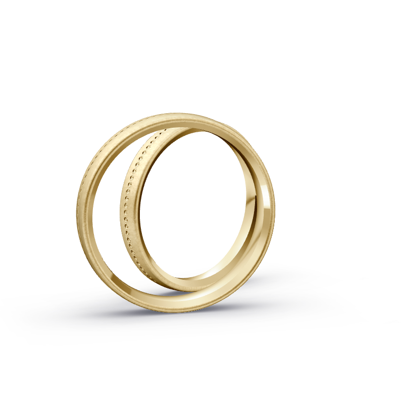 Miniaturbild: Trauringe TL8311 - Gelbgold (Fliesmatt) | Eheringe aus Gold
